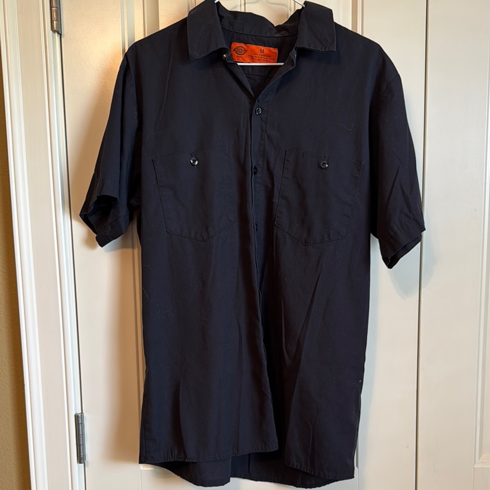 Men's Dickies Black Short Sleeve Shirt